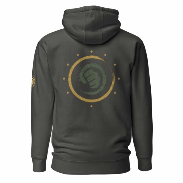 Heaven Fist Refined Series Hoodie – Vintage Black (Motion Seal Edition)