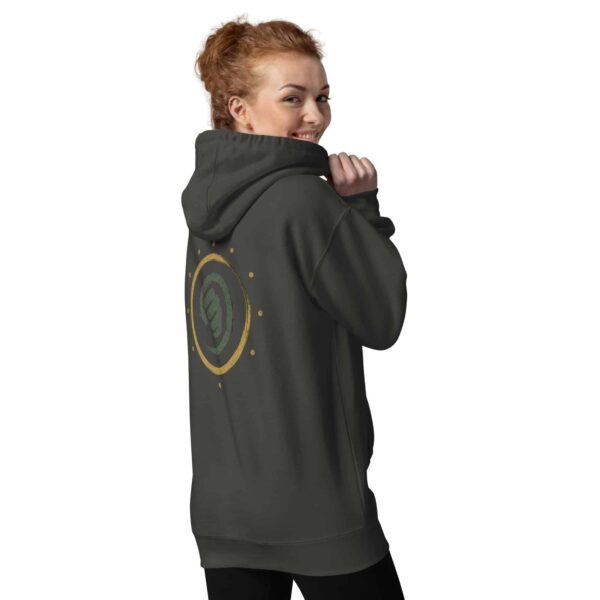 Heaven Fist Refined Series Hoodie – Vintage Black (Motion Seal Edition) - Image 2