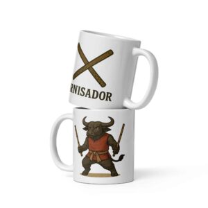 Carabao Arnisador Mug – Filipino Martial Arts Strength and Tradition